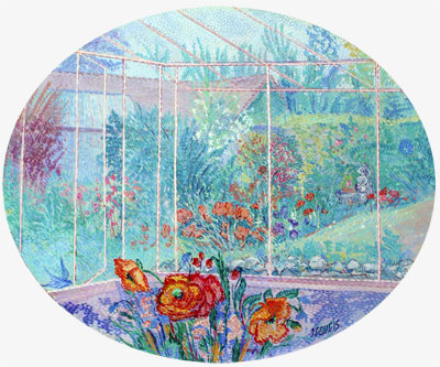 à giverny sous la véranda